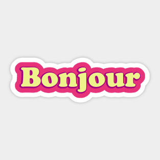 Bonjour Sticker